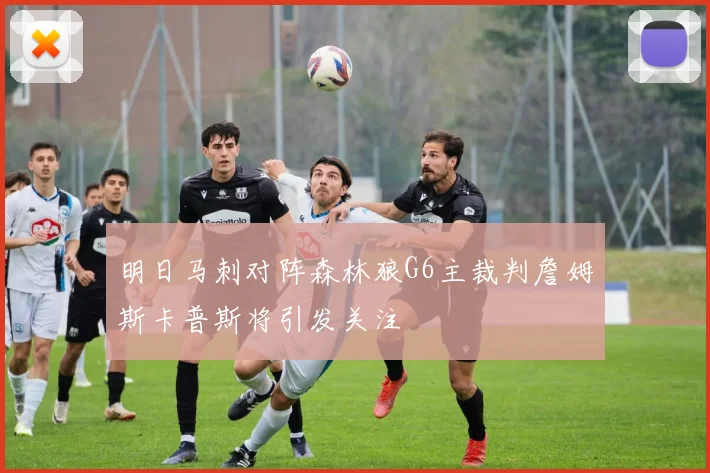 明日马刺对阵森林狼G6主裁判詹姆斯卡普斯将引发关注
